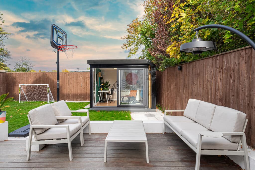 Garden room in outdoor space